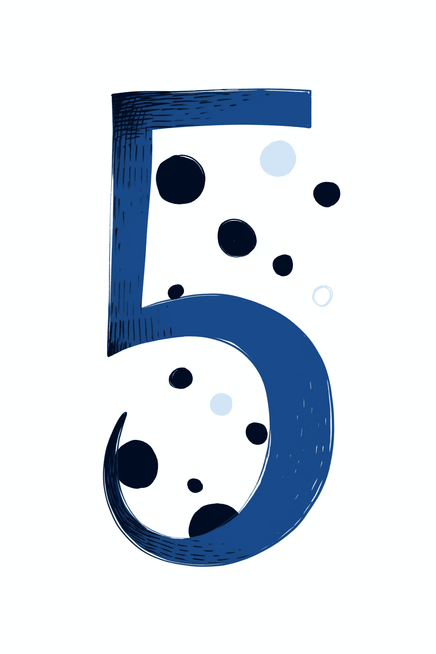 Geo Number Show original repeating artwork