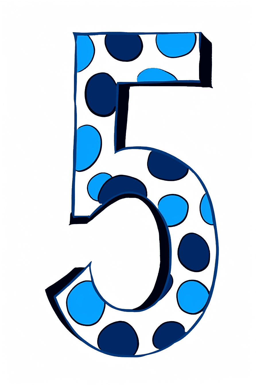Geo Number 109 original repeating artwork