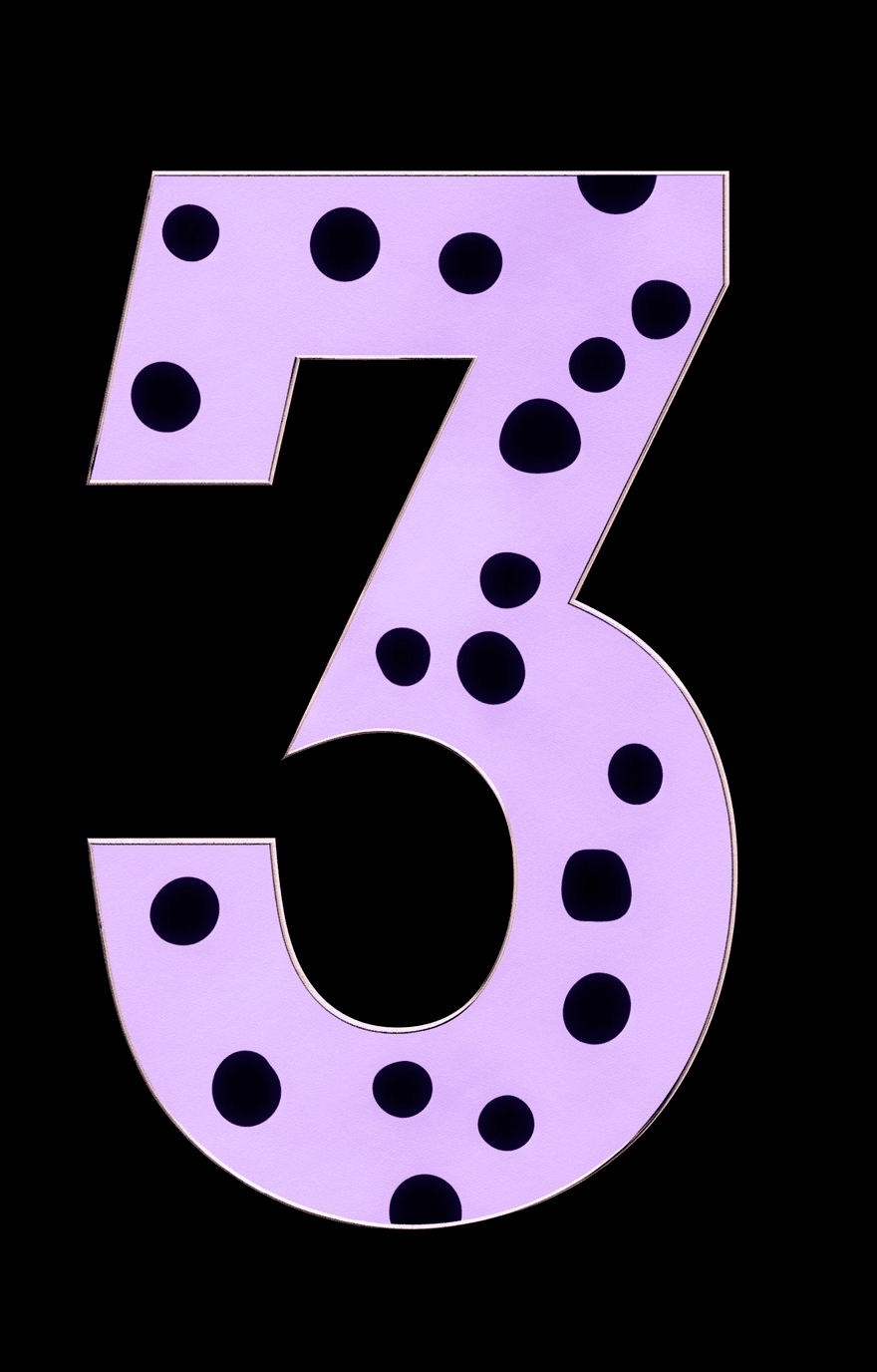 Geo Number Rooftop original repeating artwork
