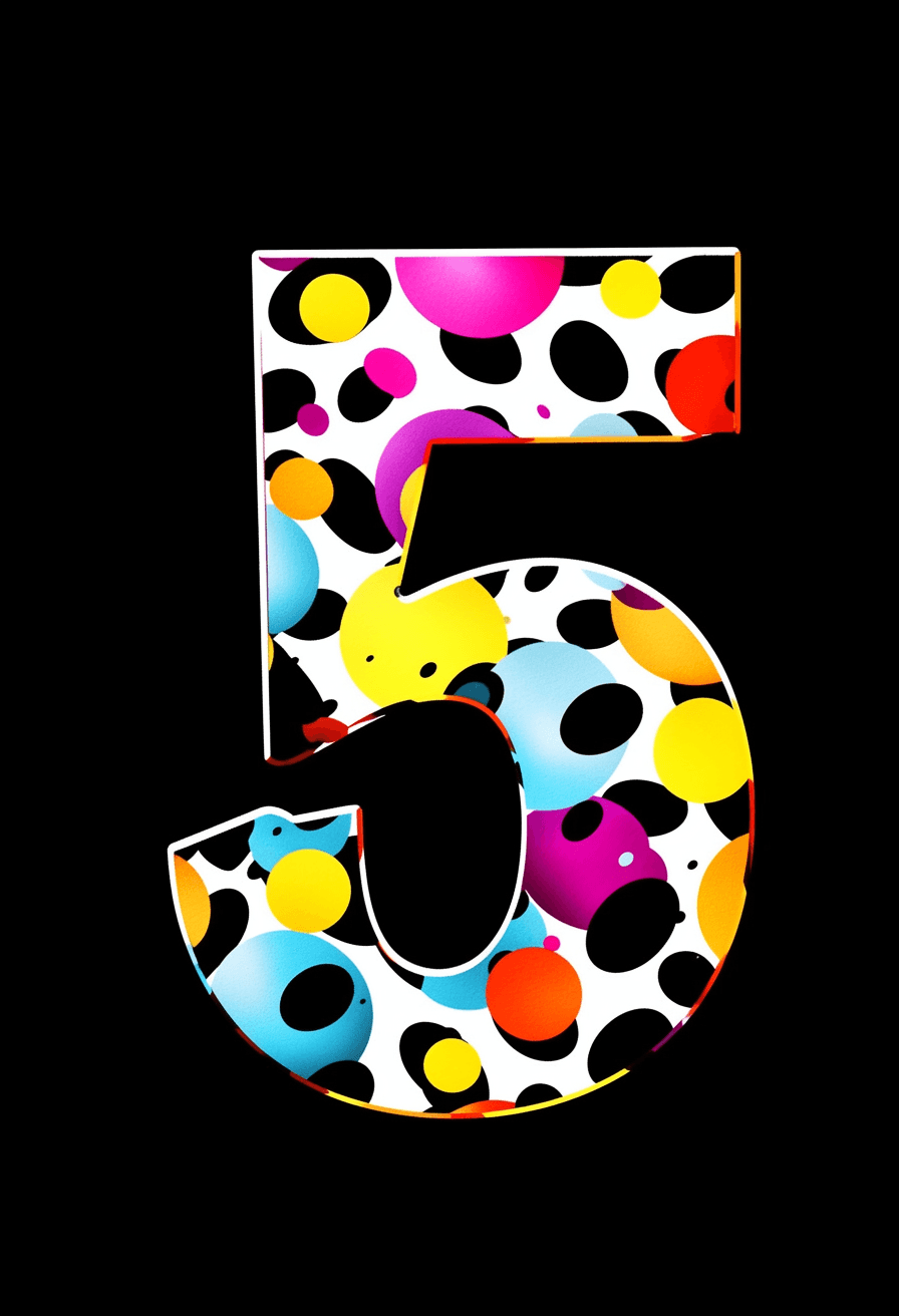 Geo Number 257 original repeating artwork