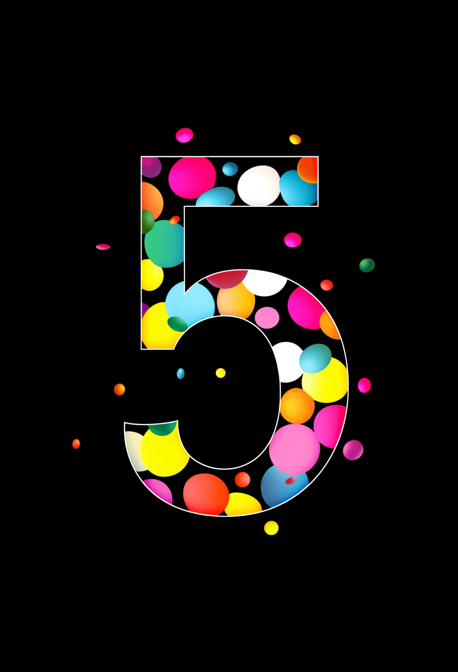 Geo Number 146 original repeating artwork