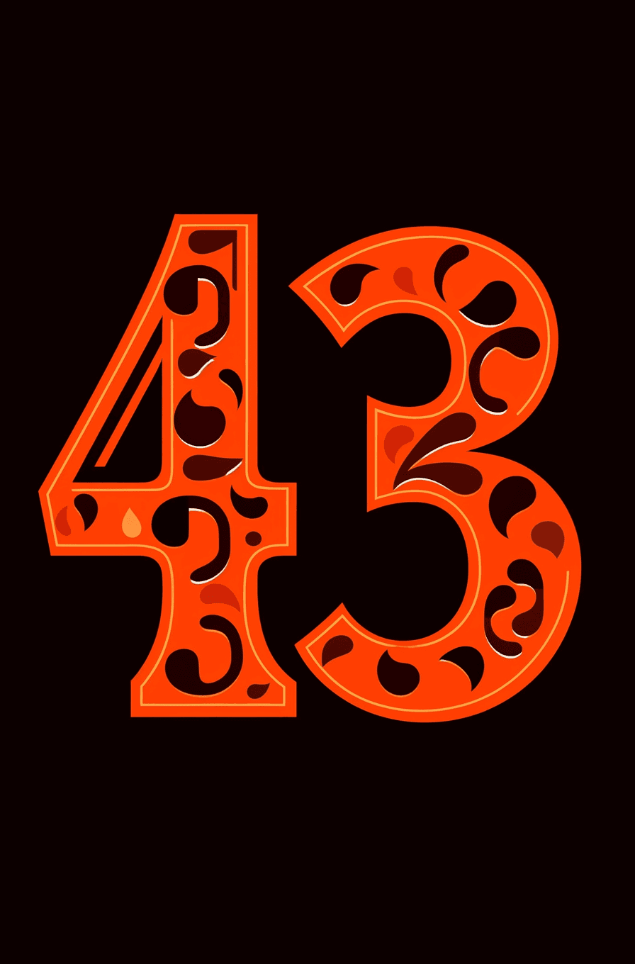 Geo Number Summit original repeating artwork