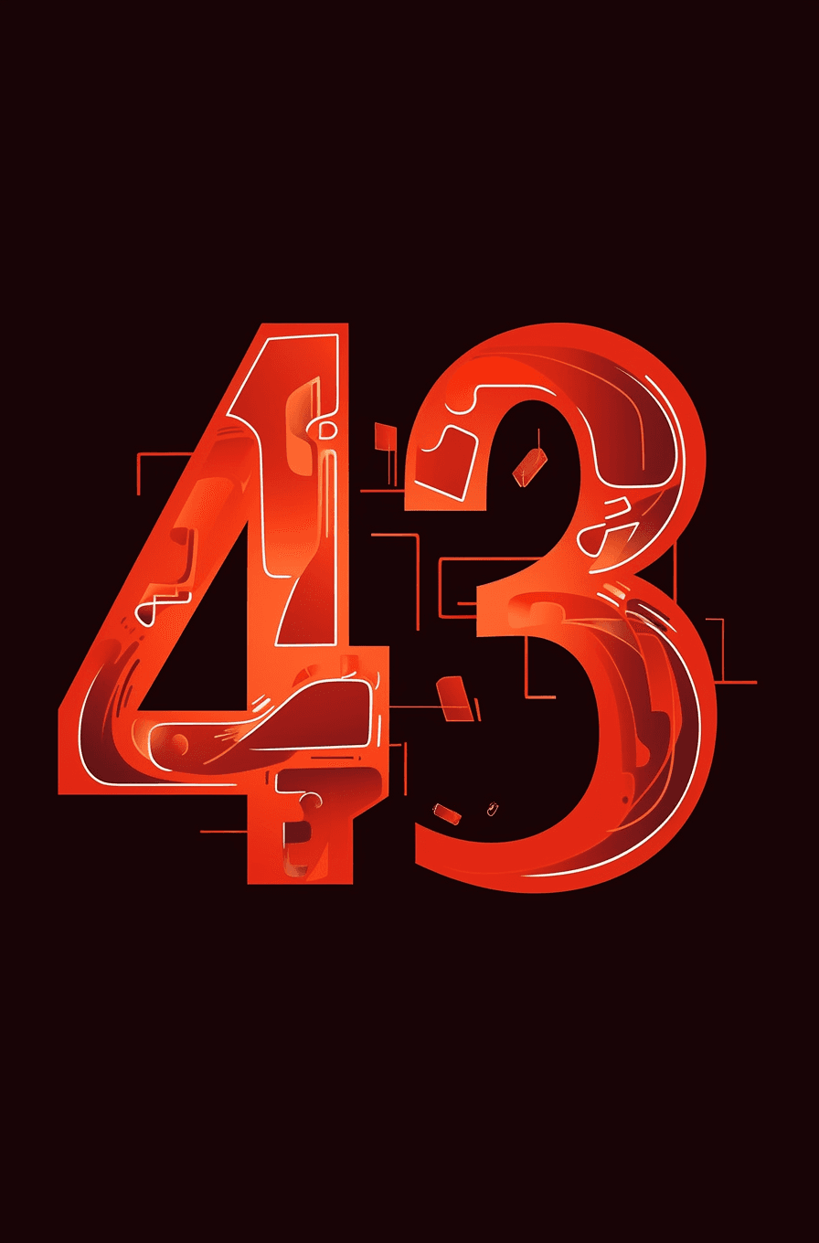 Geo Number 475 original repeating artwork