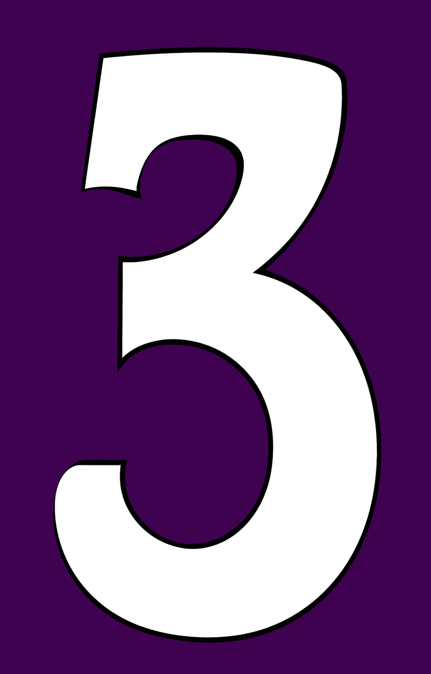 Geo Number South original repeating artwork