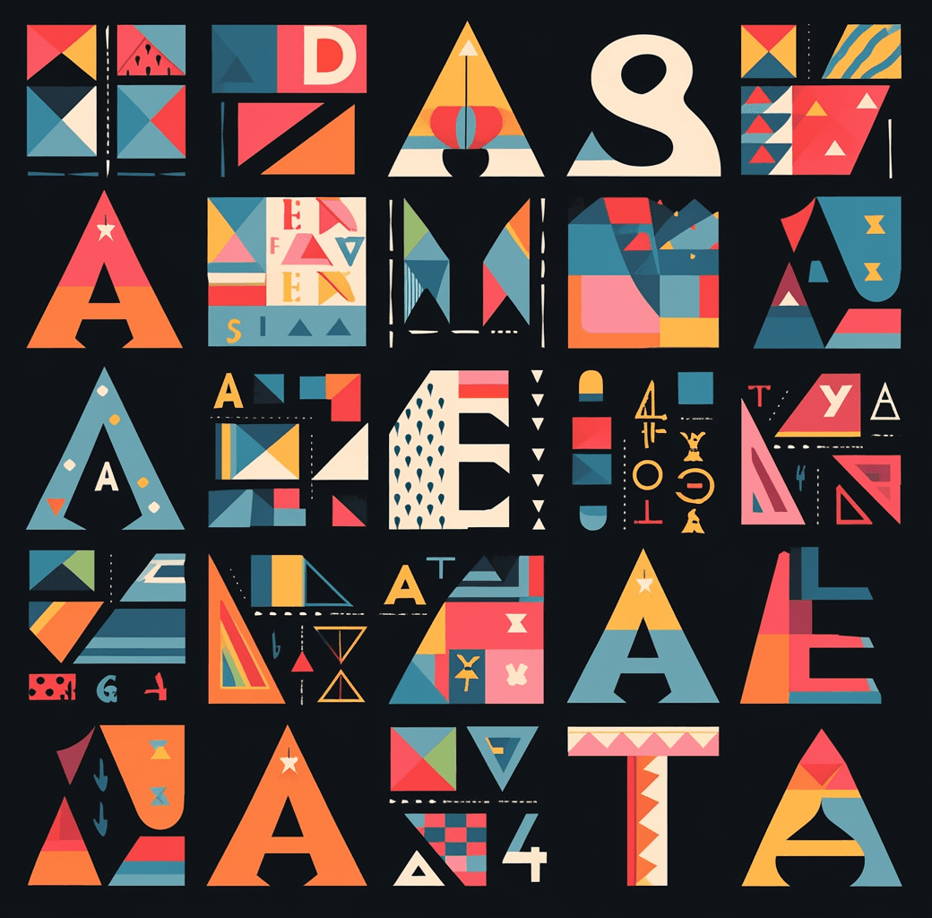 Letter 060 original repeating artwork