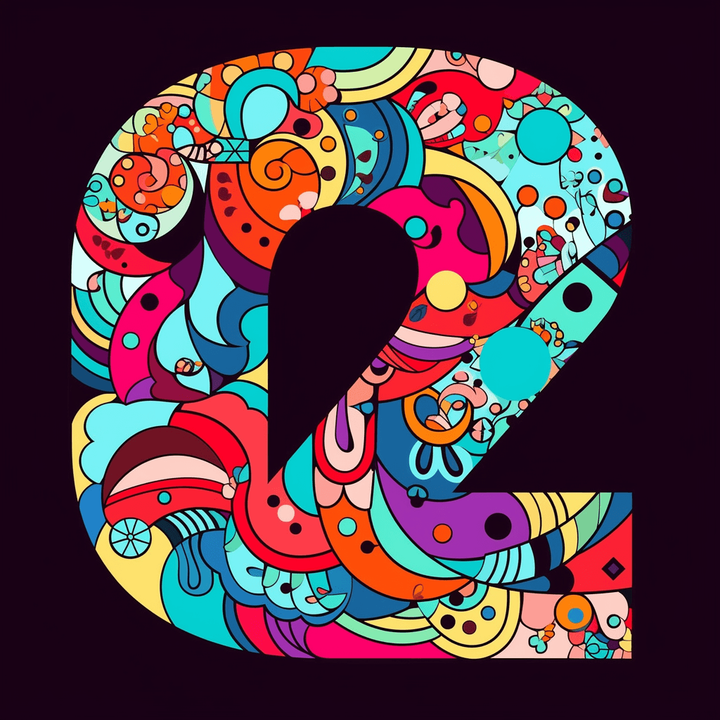 Geo Number 578 original repeating artwork