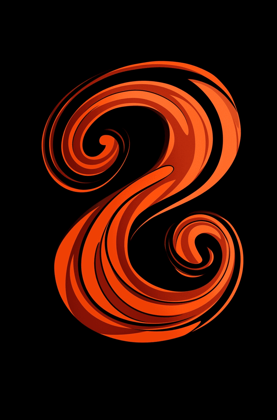 Geo Number Spring original repeating artwork