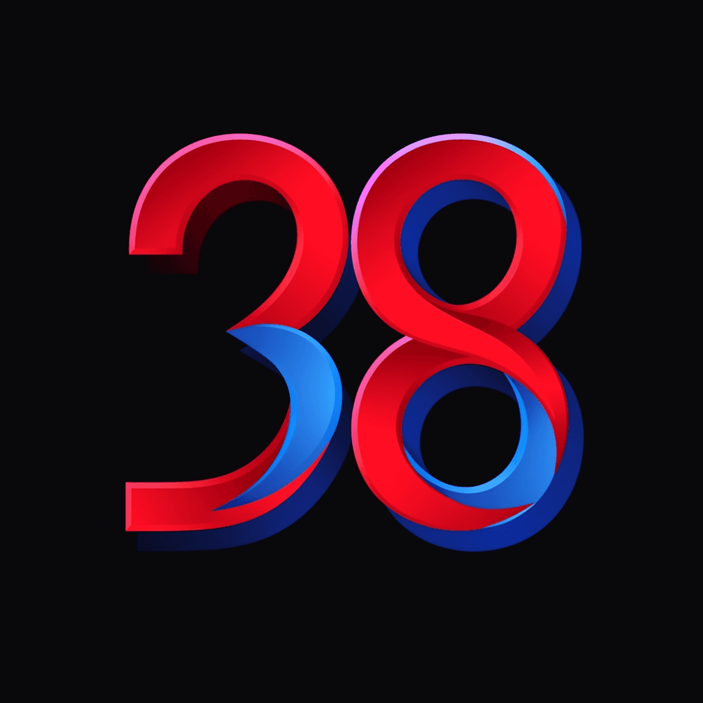 Geo Number 548 original repeating artwork