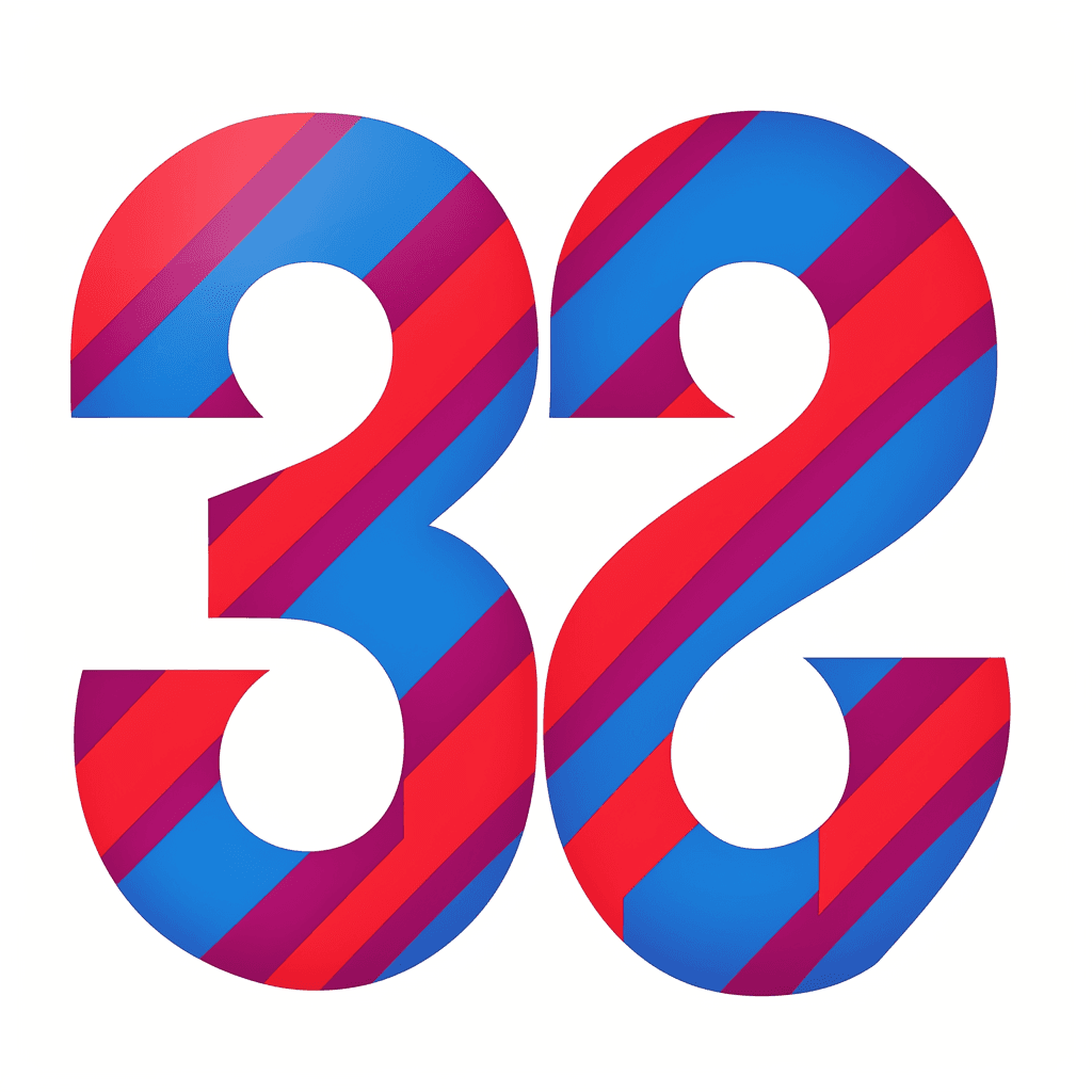 Geo Number 072 original repeating artwork