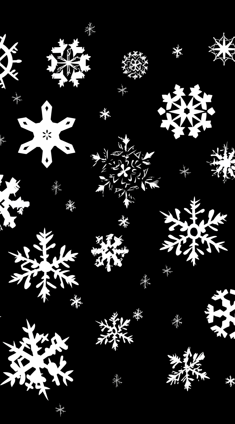 Christmas Snowflake Burst original repeating artwork