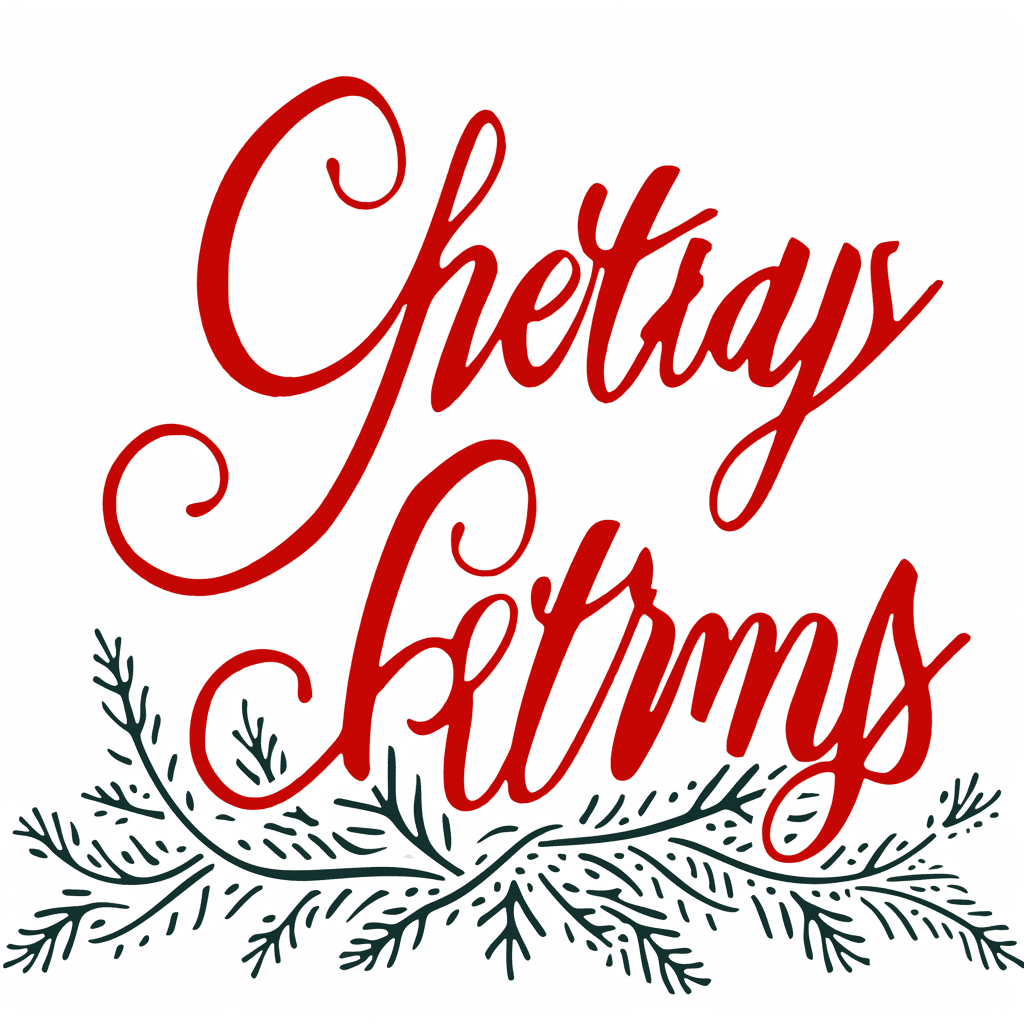 Christmas Letter 002 original repeating artwork