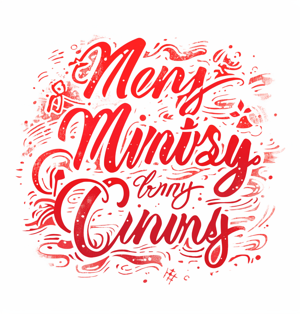 Christmas Letter Club original repeating artwork