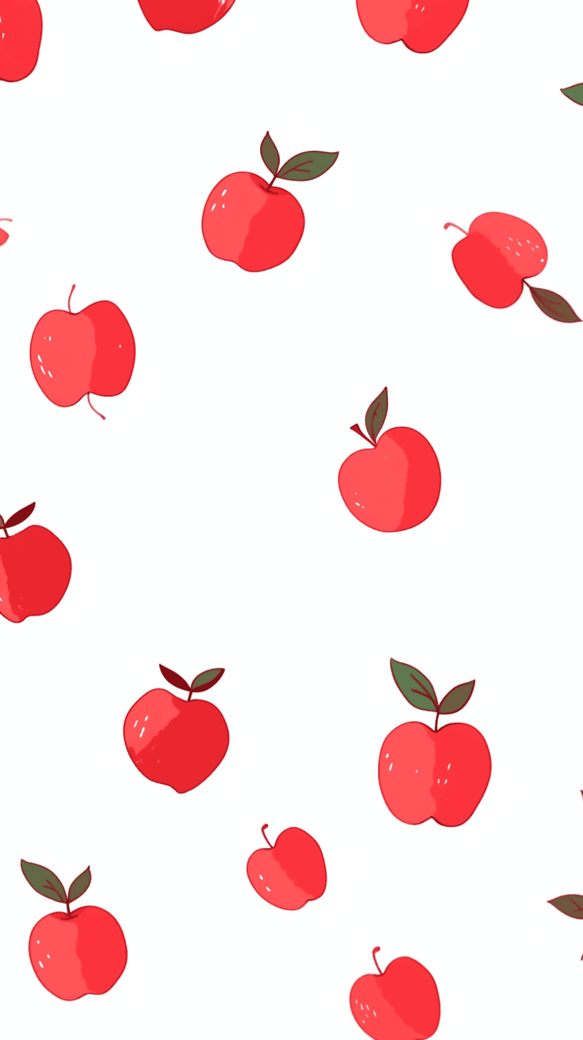 Christmas Apple Tribe original repeating artwork