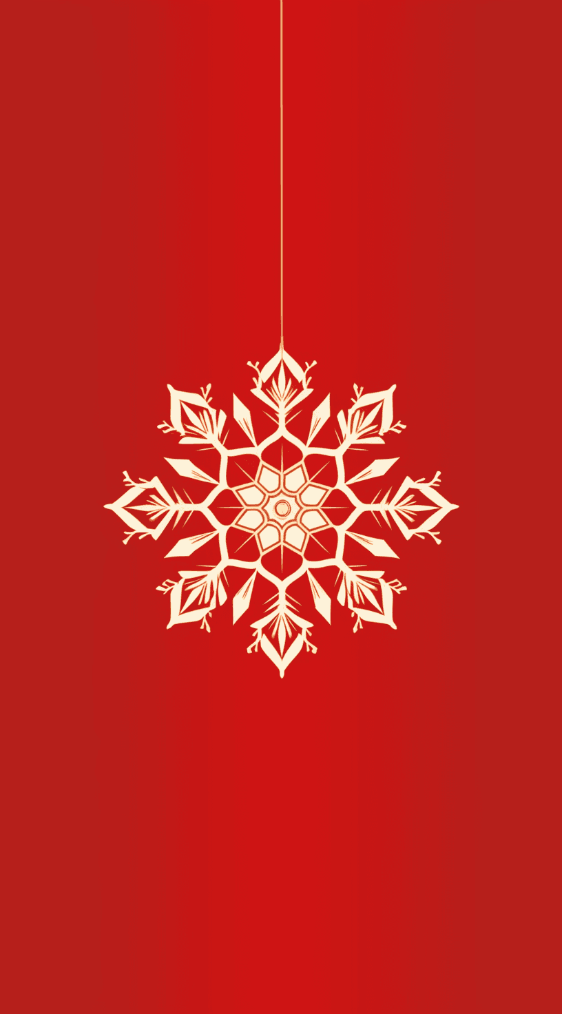 Christmas Snowflake Collective original repeating artwork