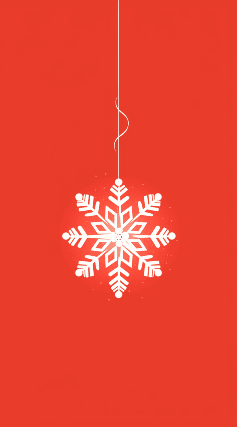 Christmas Snowflake Snap original repeating artwork