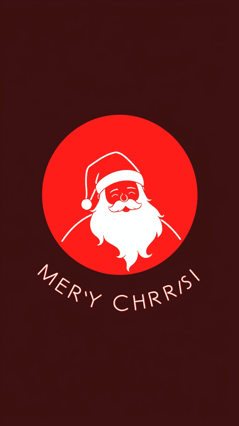 Christmas Santa Dusk original repeating artwork