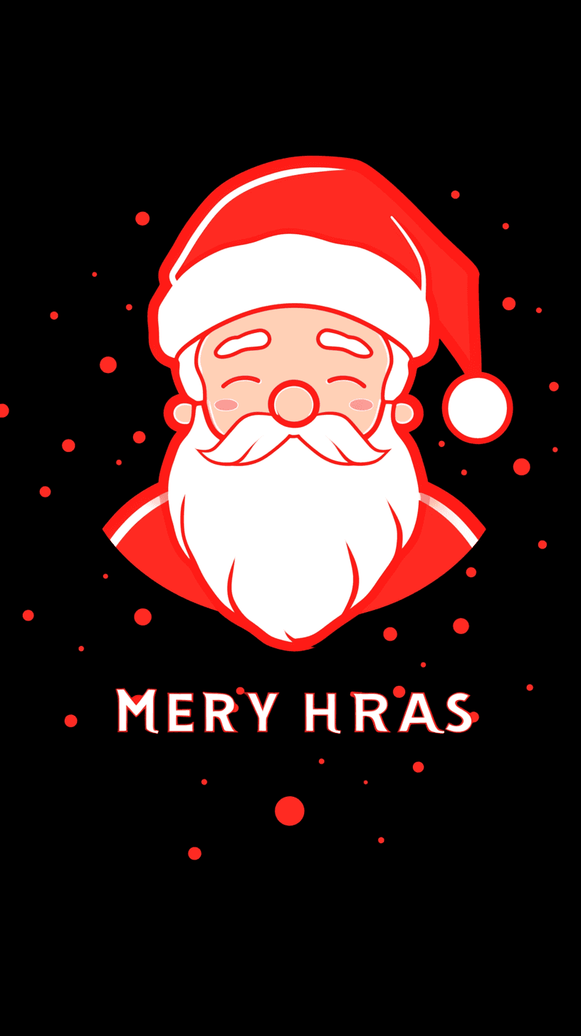 Christmas Santa Collective original repeating artwork