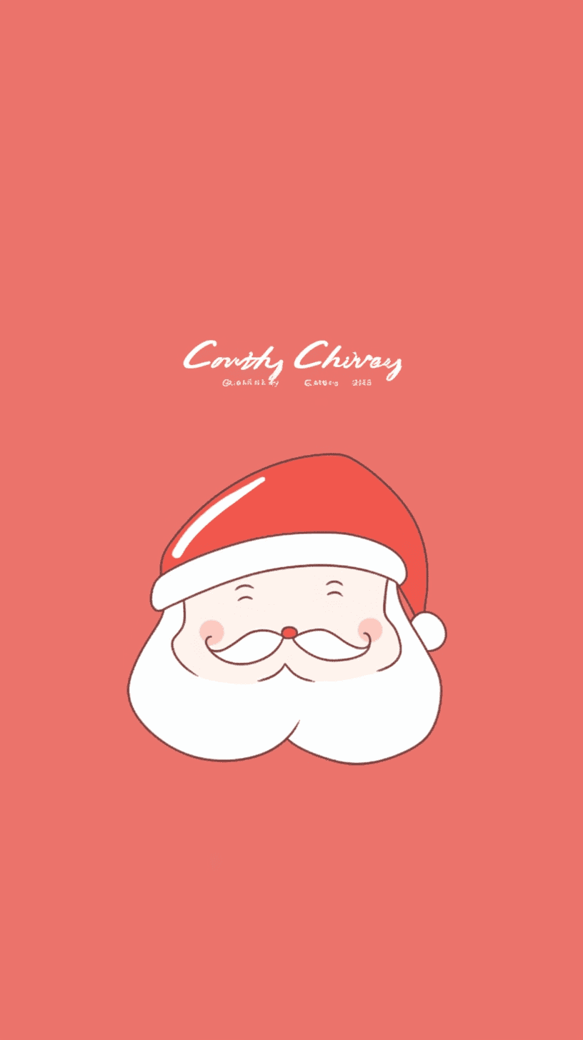 Christmas Santa Glow original repeating artwork