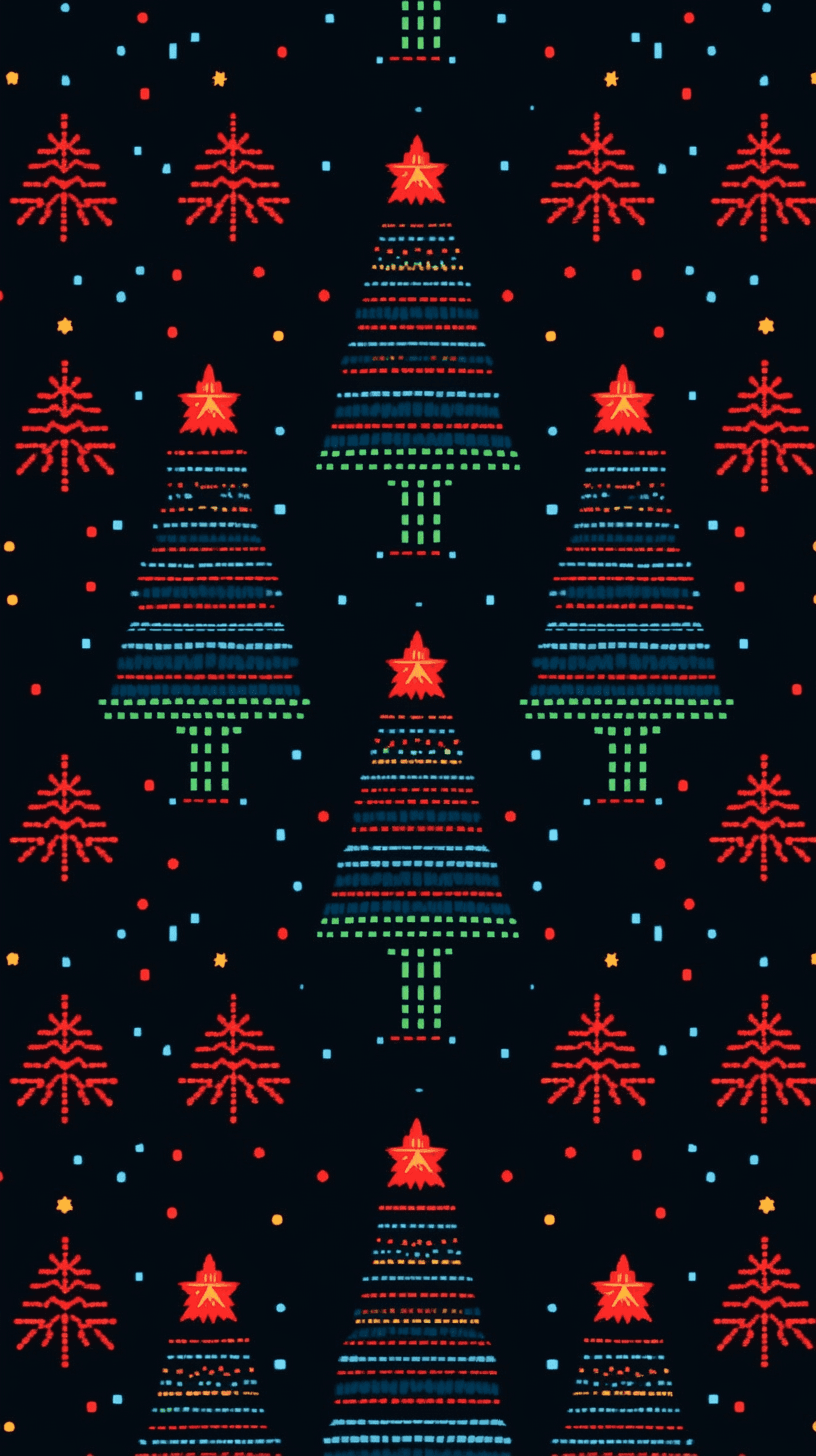 Christmas Tree 281 original repeating artwork