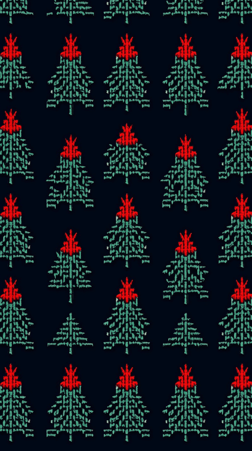 Christmas Tree 208 original repeating artwork
