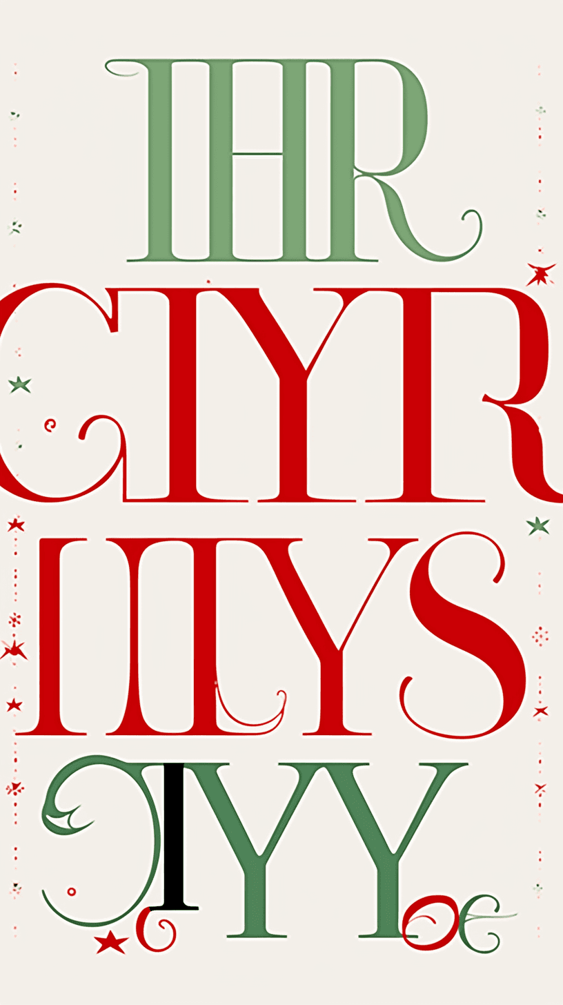 Christmas Letter Burst original repeating artwork