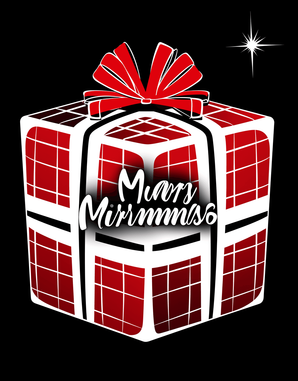 Christmas Dash original repeating artwork