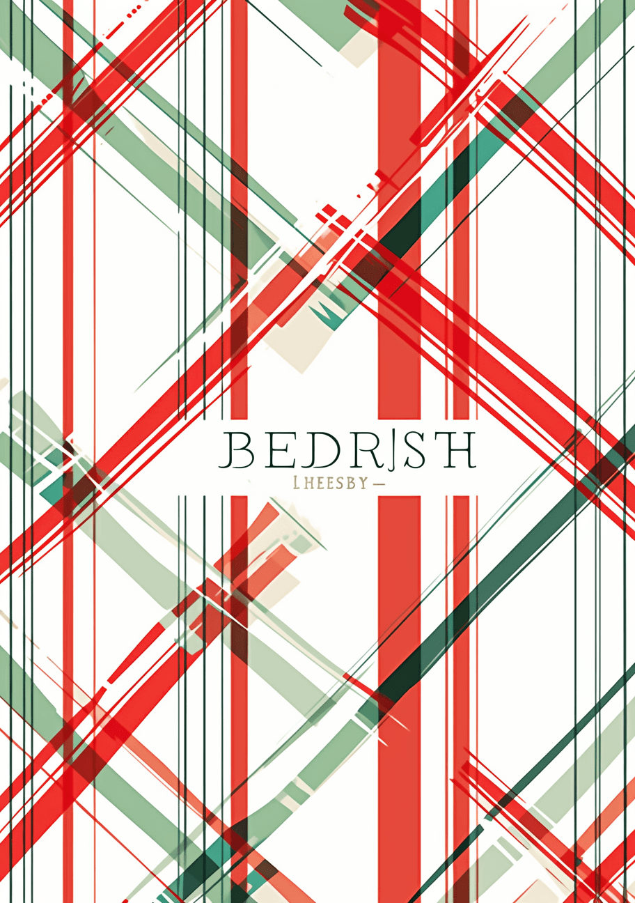 Christmas Check Party original repeating artwork