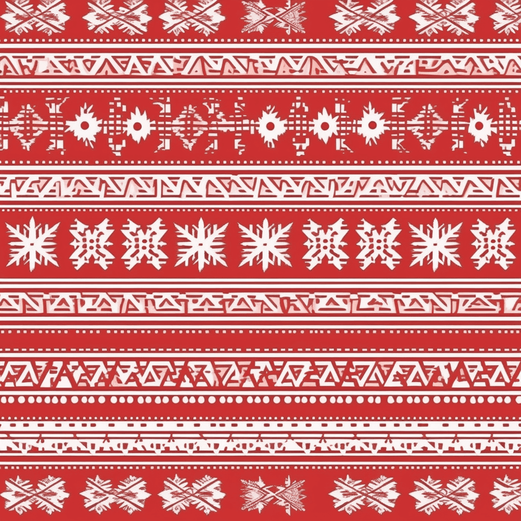 Christmas Snowflake Loop original repeating artwork