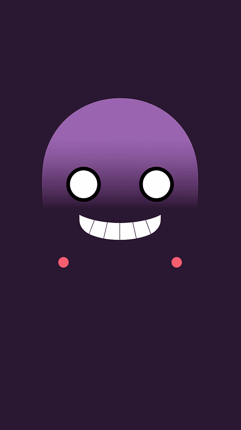 Cartoon Monster original repeating artwork