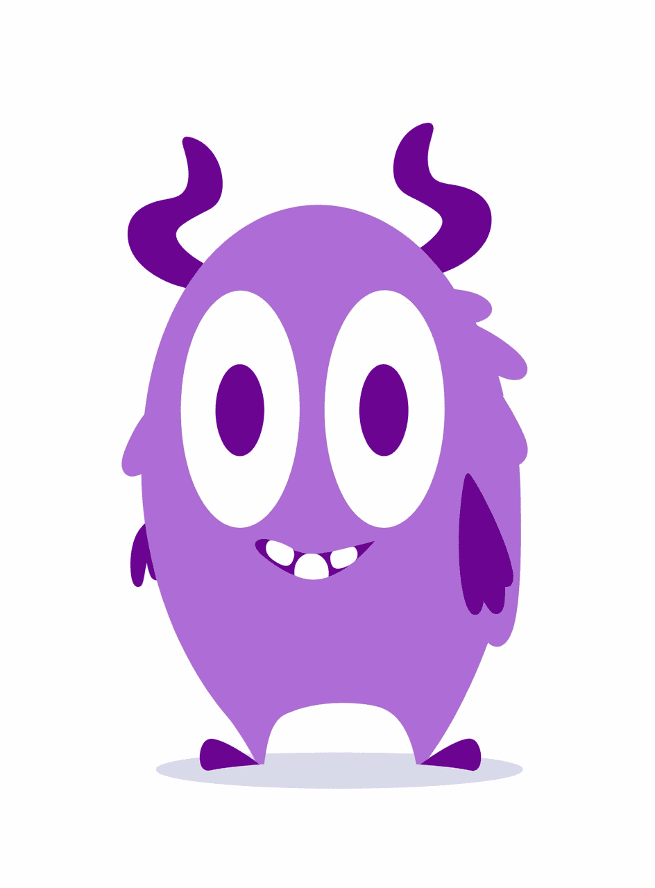 Cartoon Monster Dash original repeating artwork