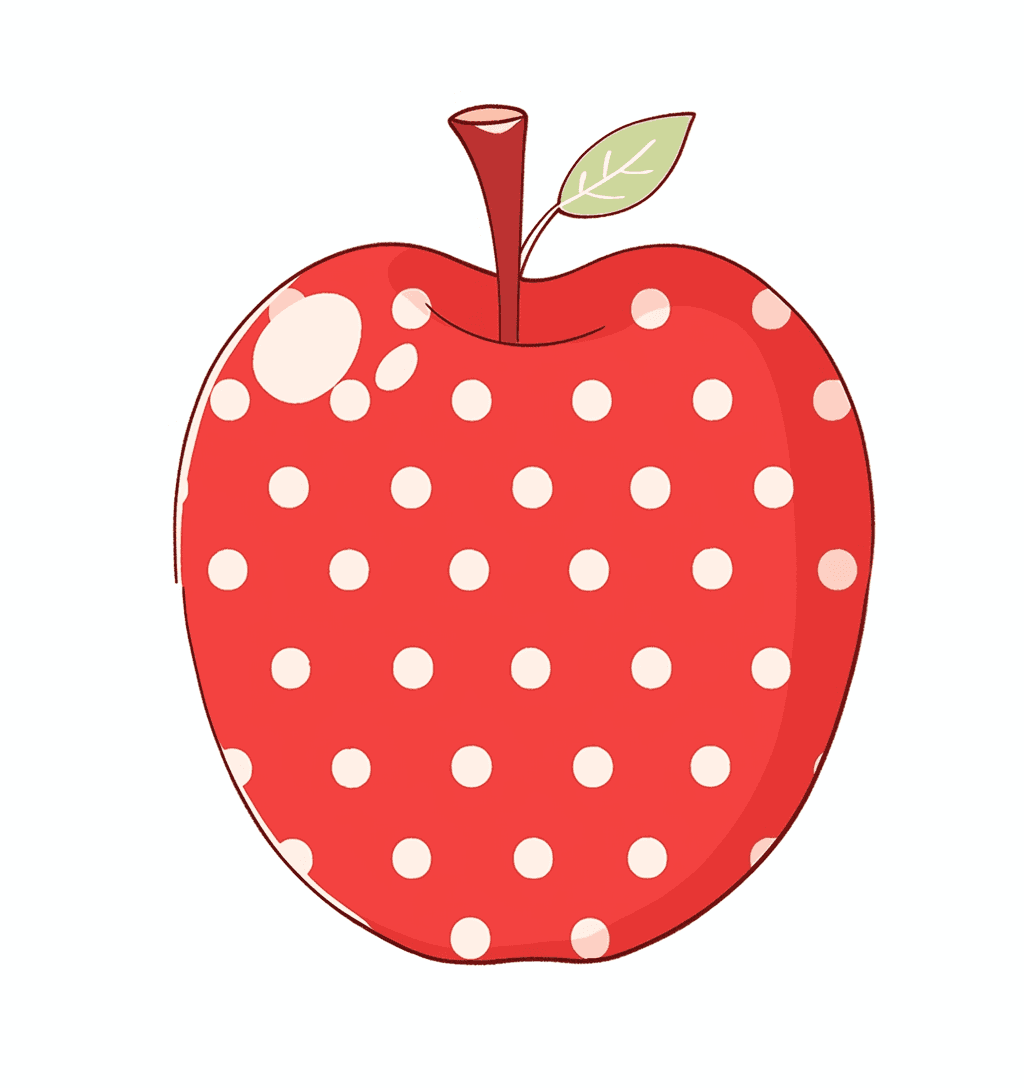 Christmas Apple Crew original repeating artwork