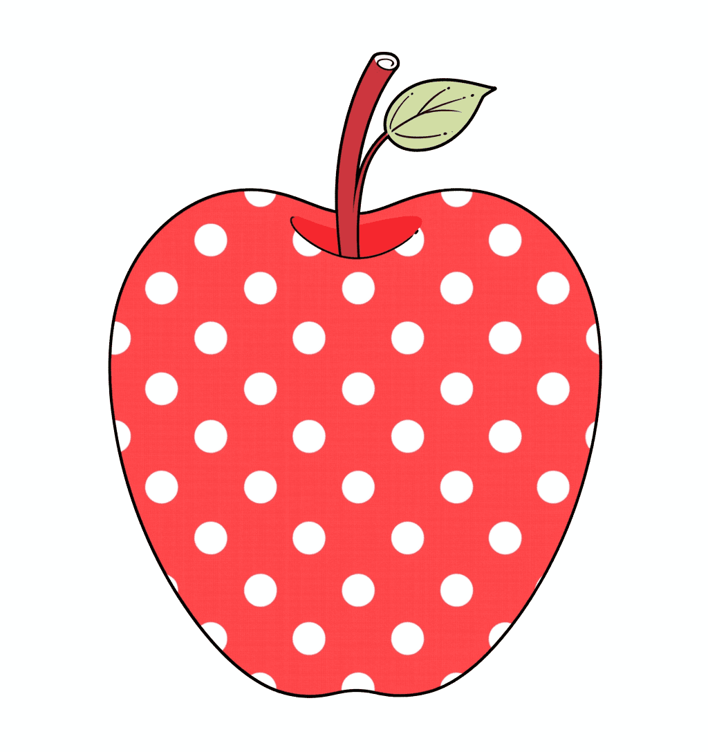 Christmas Apple Club original repeating artwork