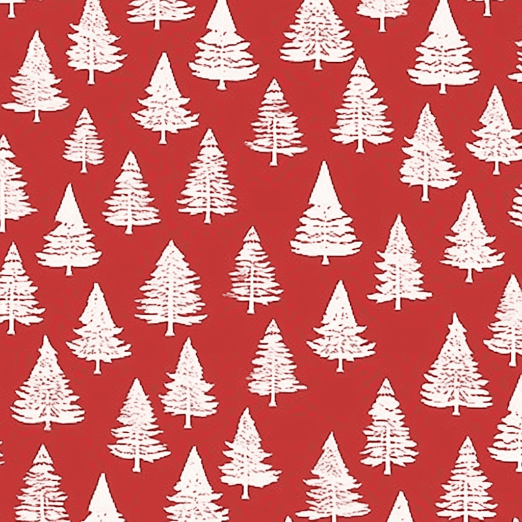 Christmas Tree Glide original repeating artwork