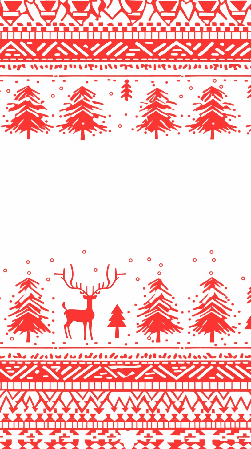 Christmas Design Duo original repeating artwork