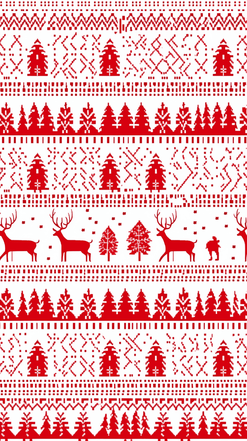 Christmas Design Mono original repeating artwork