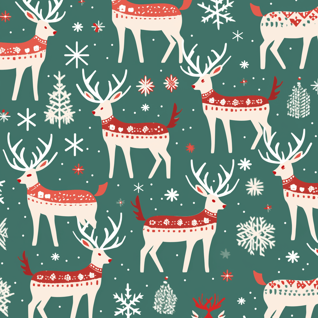 Christmas 211 original repeating artwork