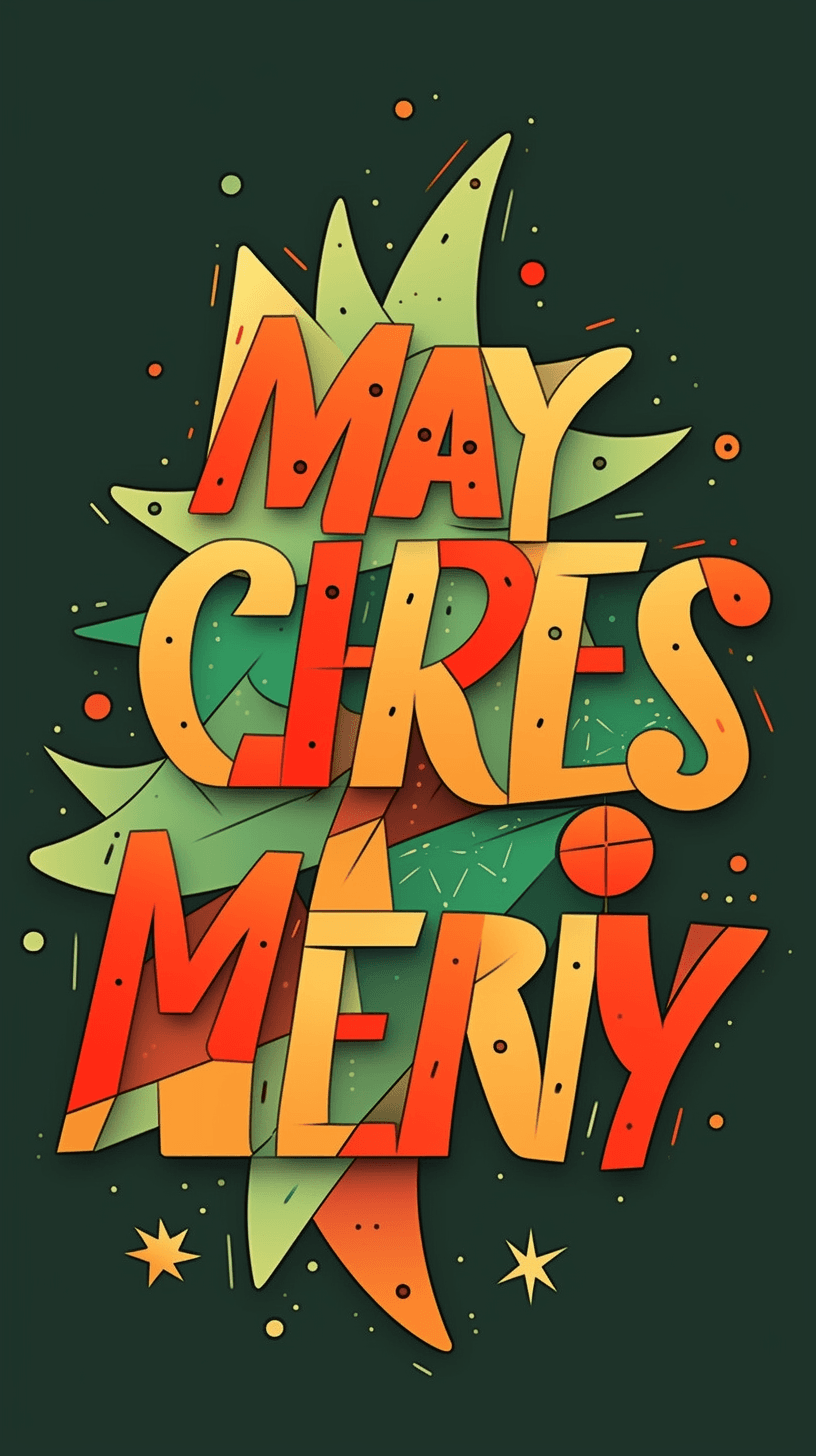 Christmas Design Roam original repeating artwork