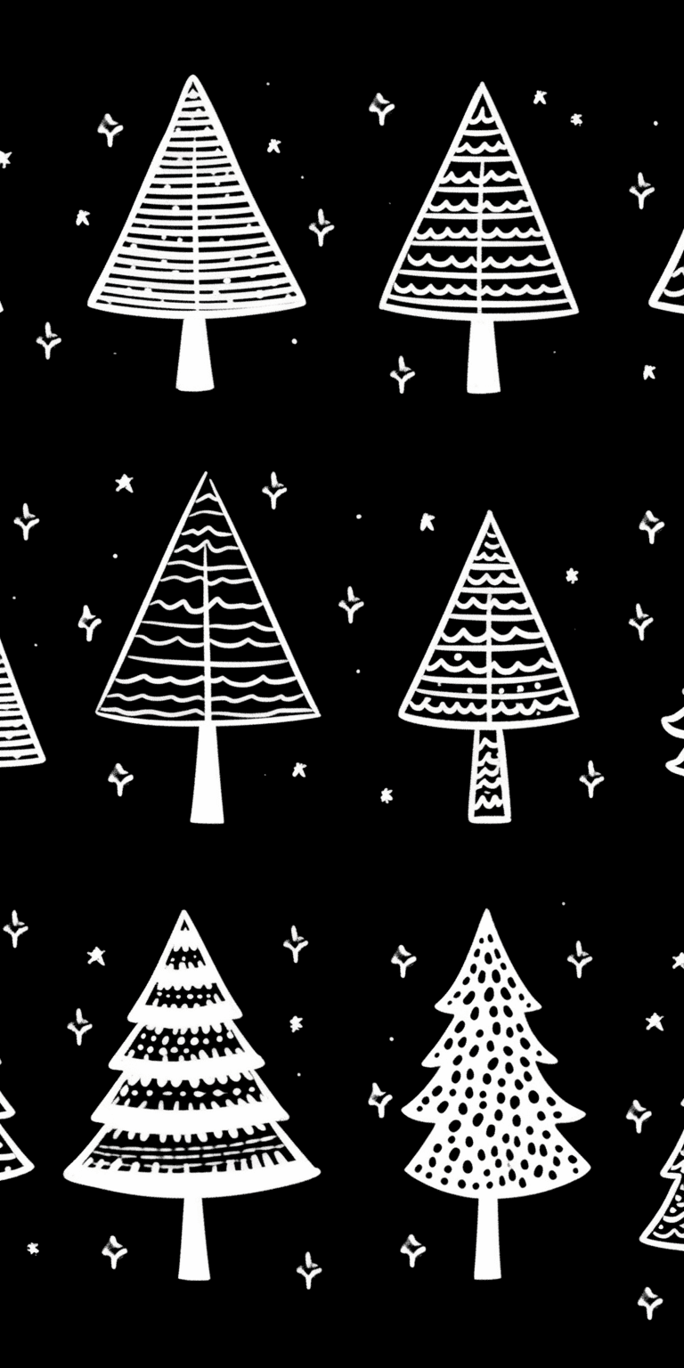 Christmas Tree 256 original repeating artwork