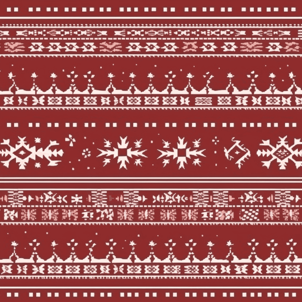 Christmas Design Pals original repeating artwork