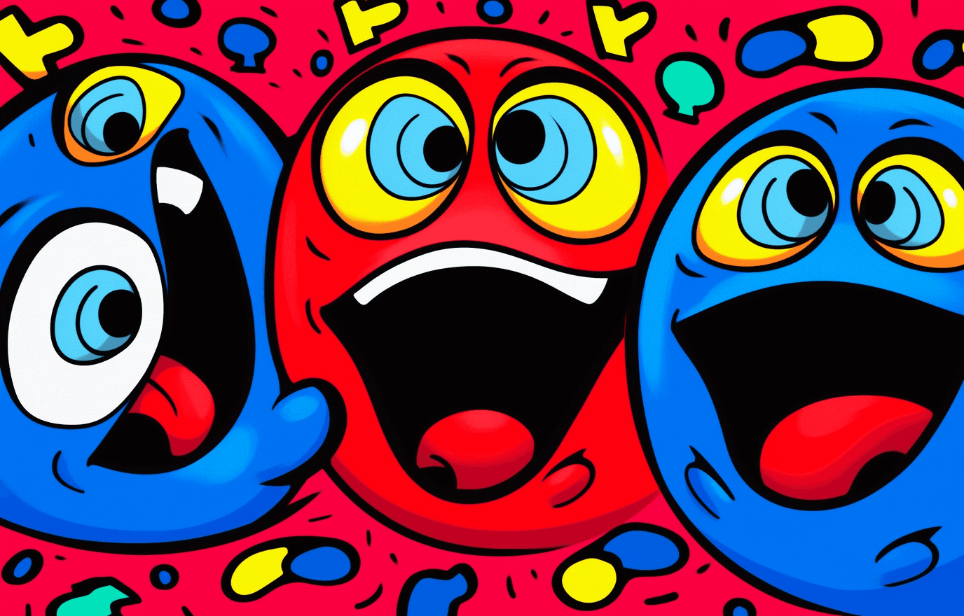 Quirky Club original repeating artwork