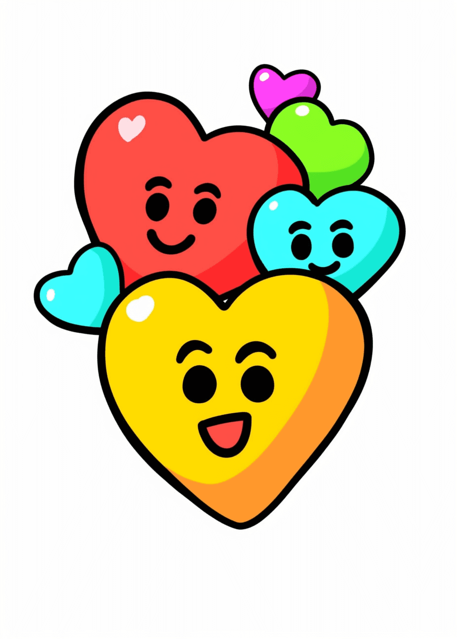 Cartoon Parade original repeating artwork