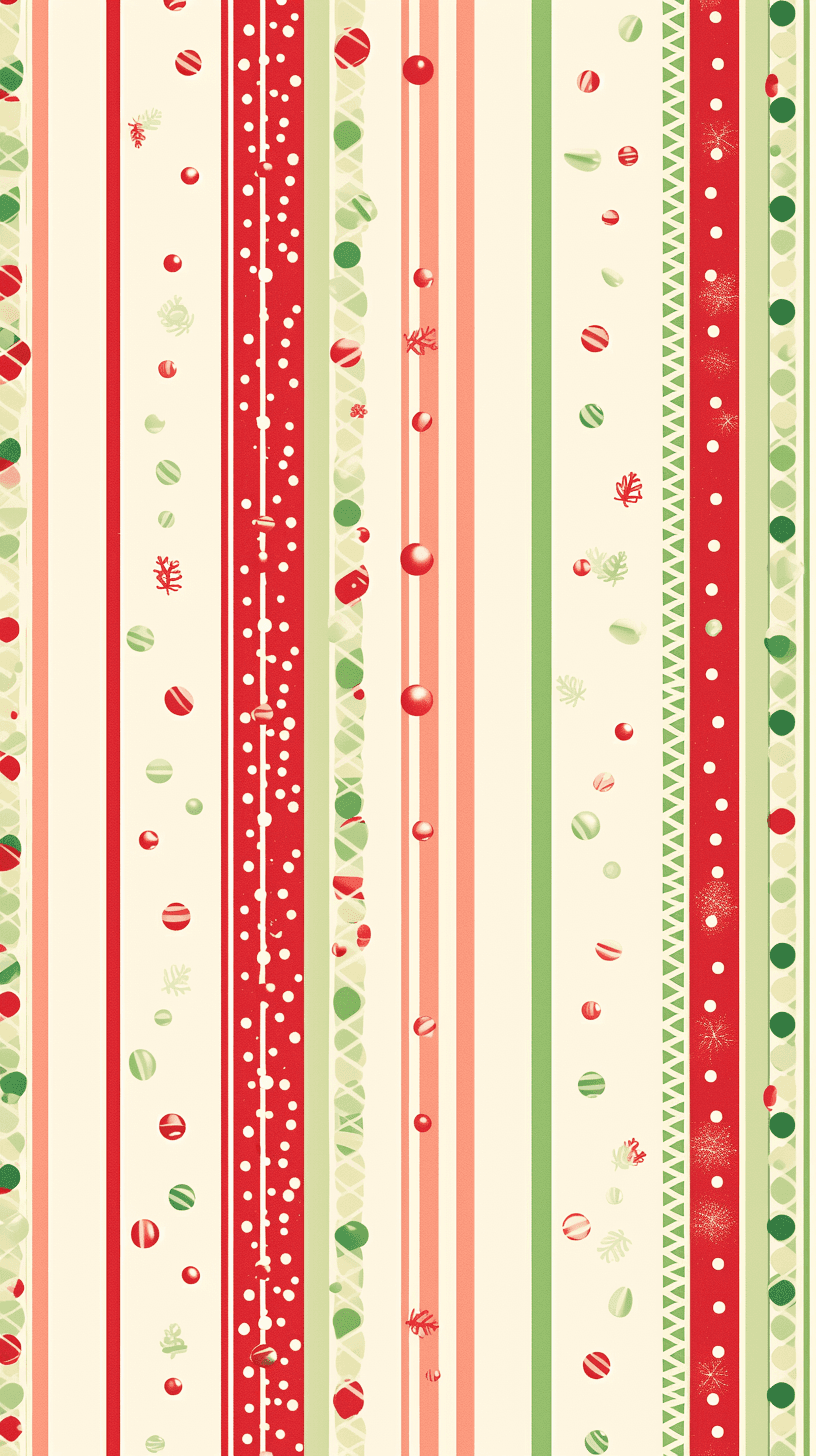 Christmas Stripe Rhythm original repeating artwork