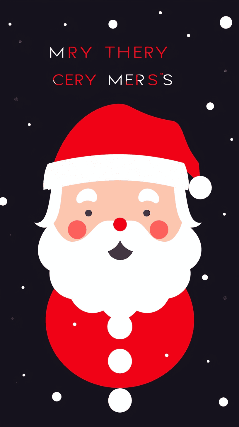 Christmas Santa Duo original repeating artwork