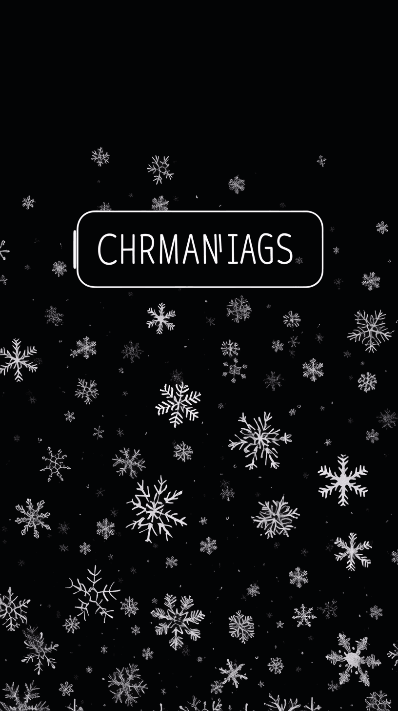 Christmas Snowflake Carnival original repeating artwork