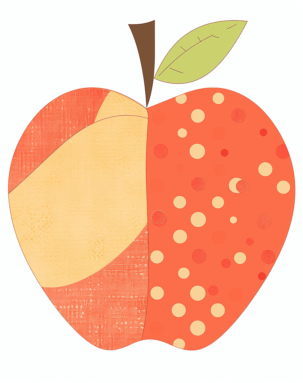 Christmas Apple Collective original repeating artwork