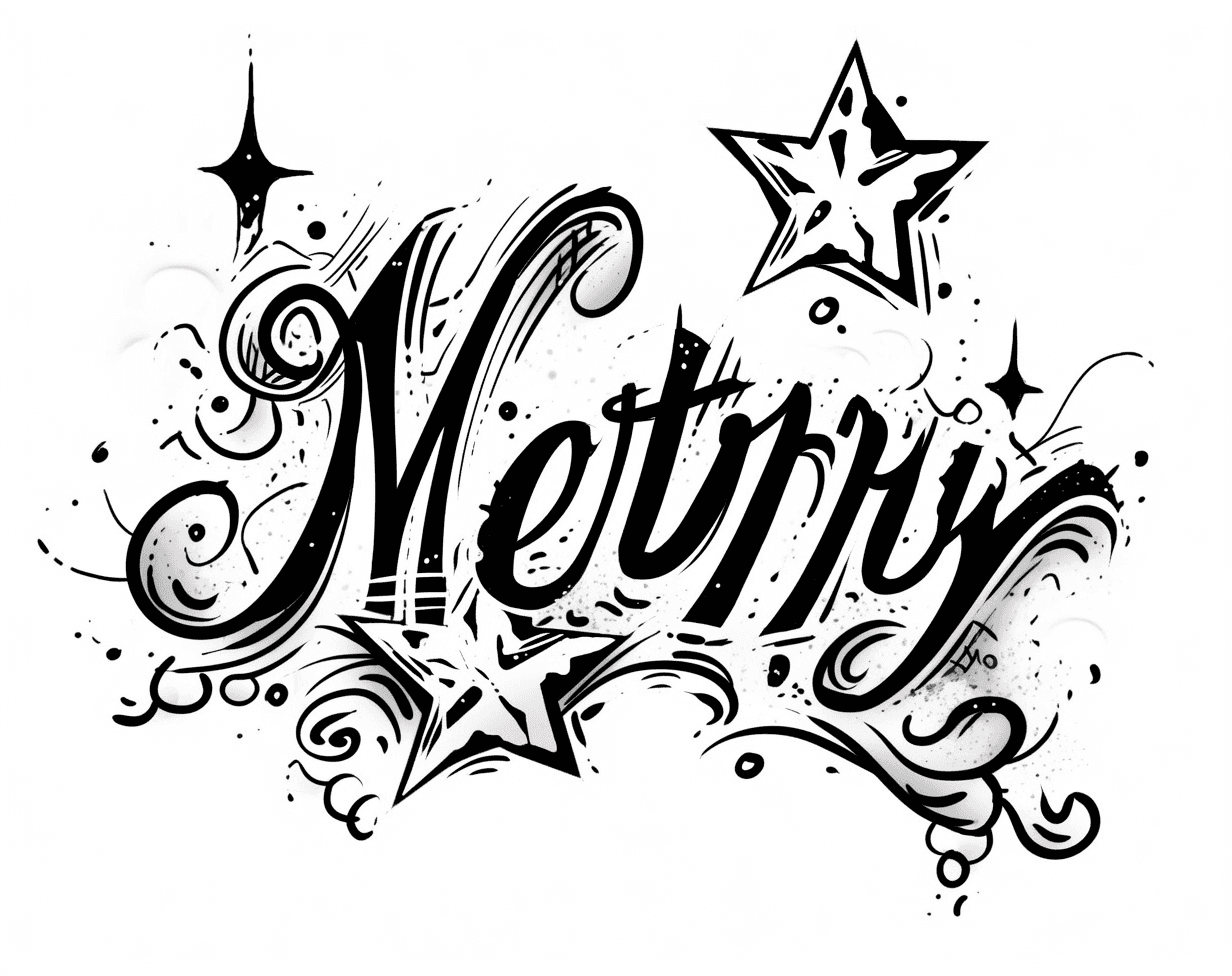 Christmas Letter Show original repeating artwork