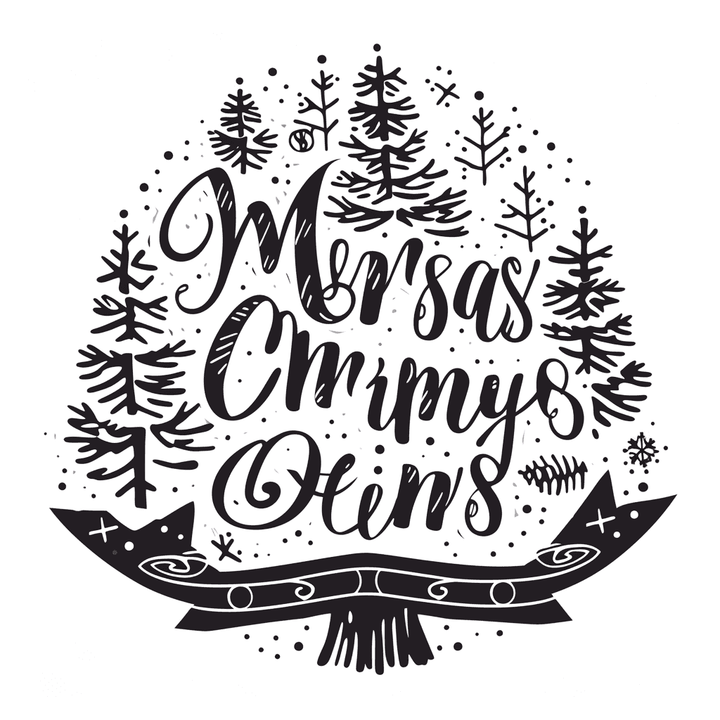 Christmas Letter Slide original repeating artwork