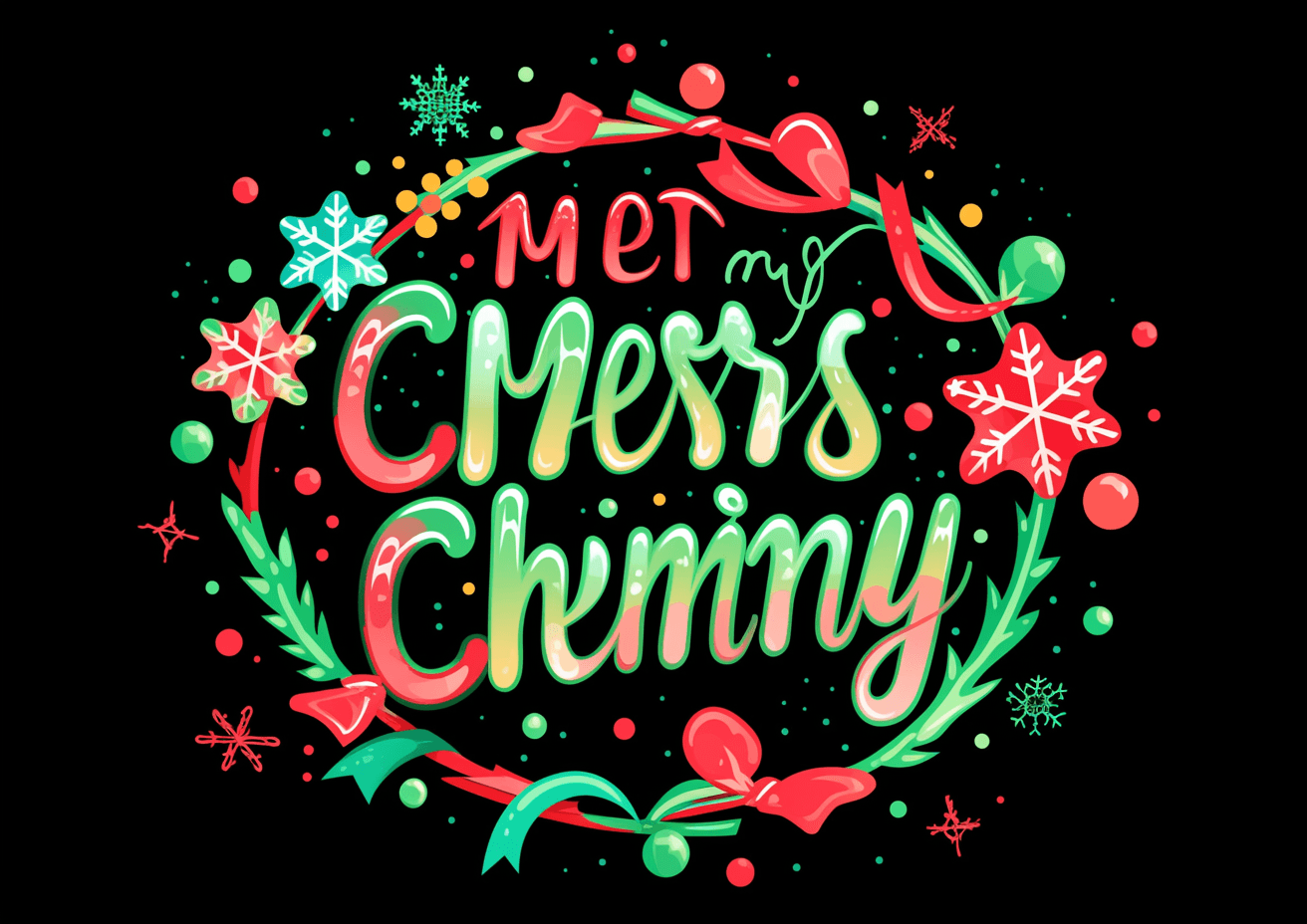 Christmas Letter Session original repeating artwork