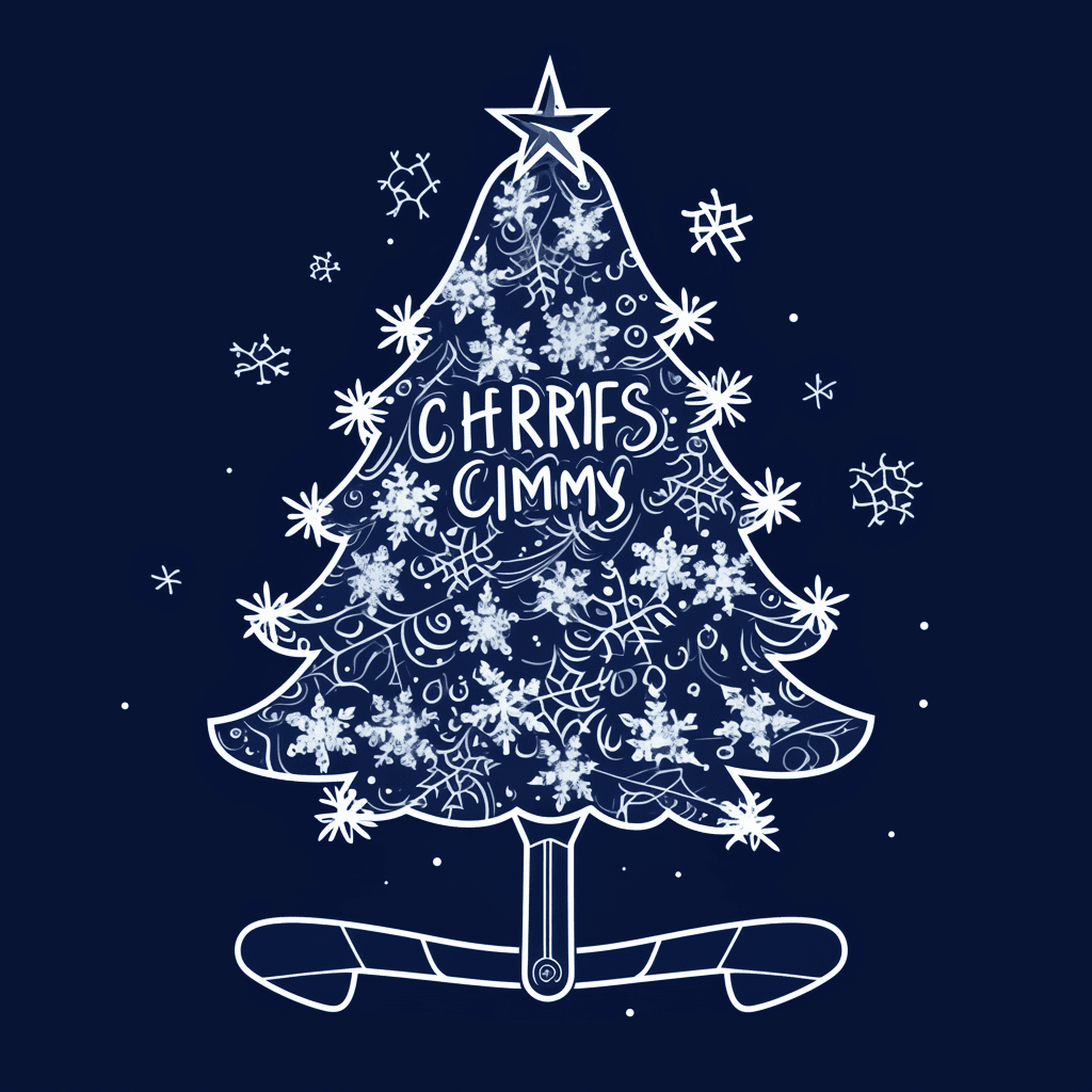 Christmas Tree 065 original repeating artwork