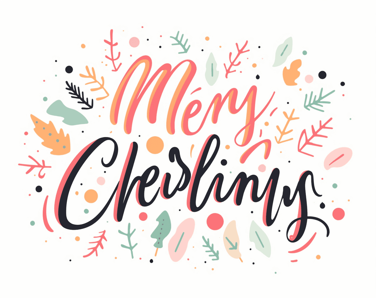 Christmas Letter Tint original repeating artwork